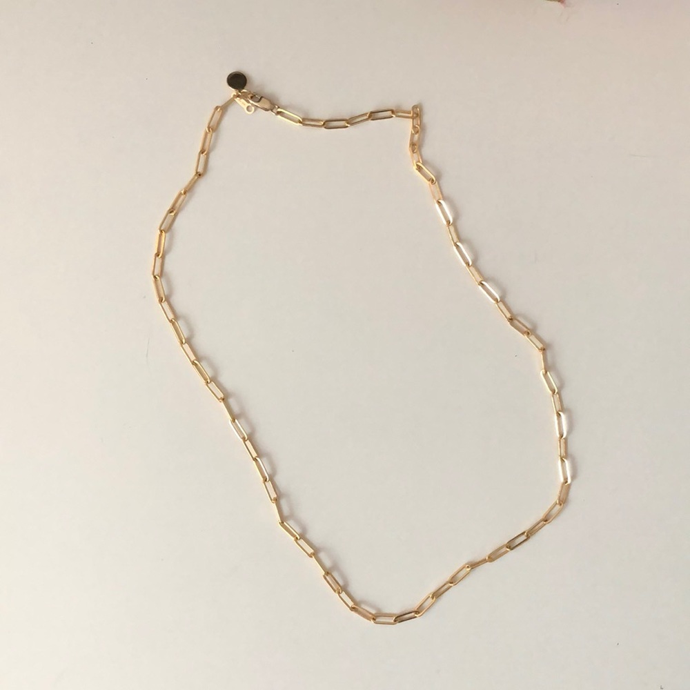 Mod + Jo paperclip chain necklace